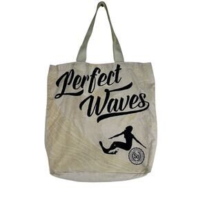 Perfect Waves Canvas tote bag SO, Boho, Beach, Travel shopping, canvas t…